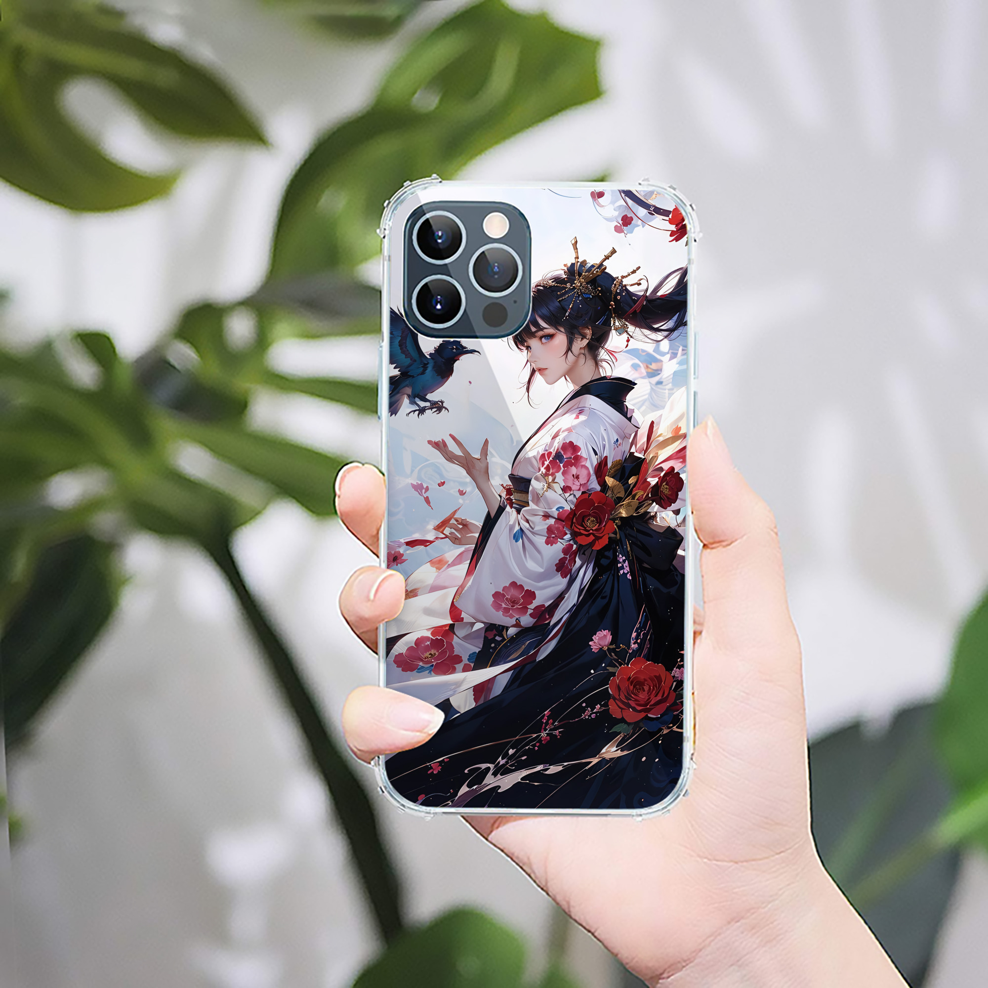 （画像用） 刀剣乱舞 Touken Ranbu 【iPhone 12シリーズ対応】透明スマホケース（クリアソフトケース）
